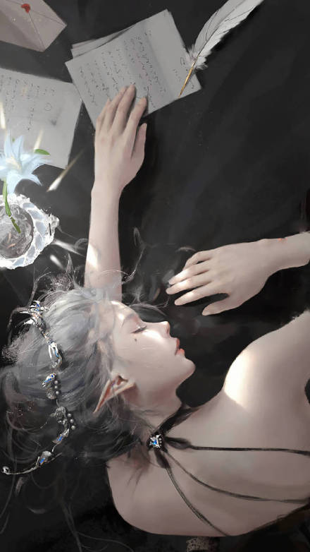 分享一组超绝的鬼刀插画壁纸