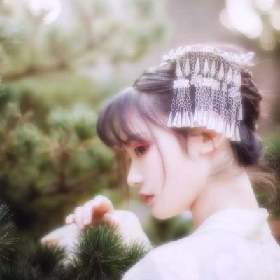 20张高清好看的古风真人女头 唯美氛围感拉满