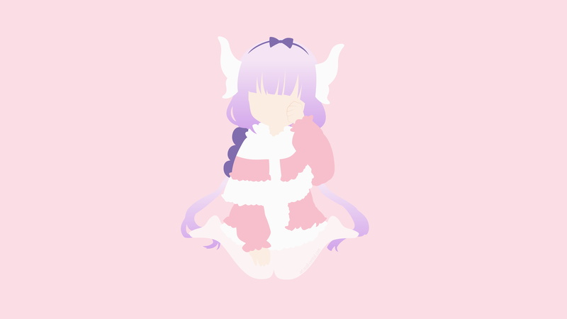 小林家的龙女仆4K壁纸合集来啦！康娜和艾尔玛都有哦