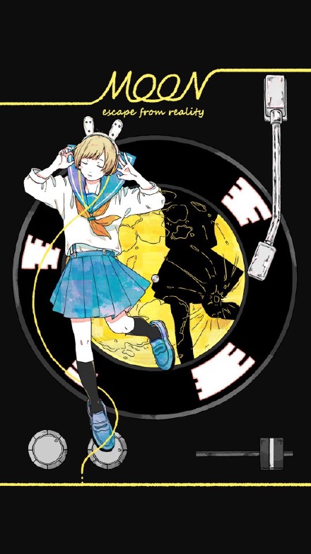 分享一组治愈感拉满的唯美插画壁纸