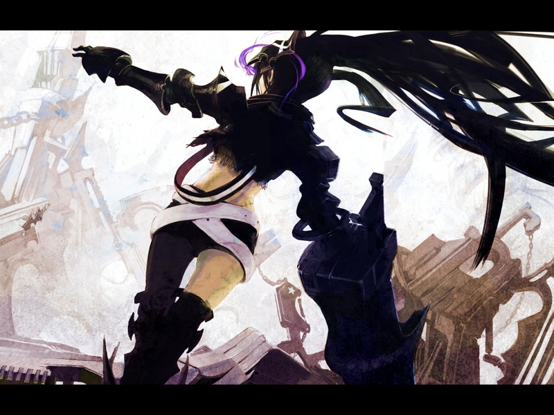 疯狂黑岩射手高清壁纸！720P动漫壁纸来袭