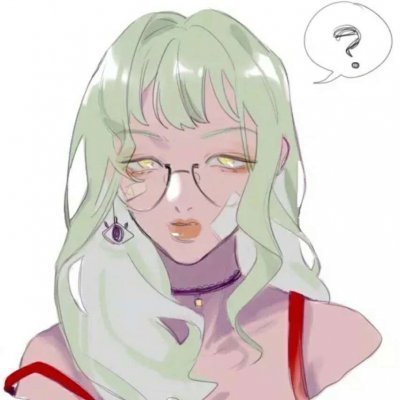 14张高清冷淡风漫画女生头像合集
