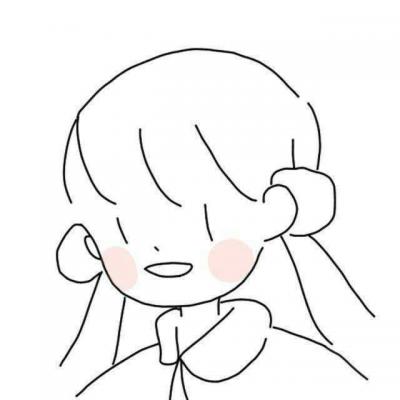 15张超可爱短发女生简笔画头像 高清卡通版直接存