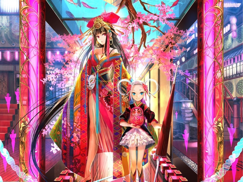 绝美二次元樱花少女壁纸合集