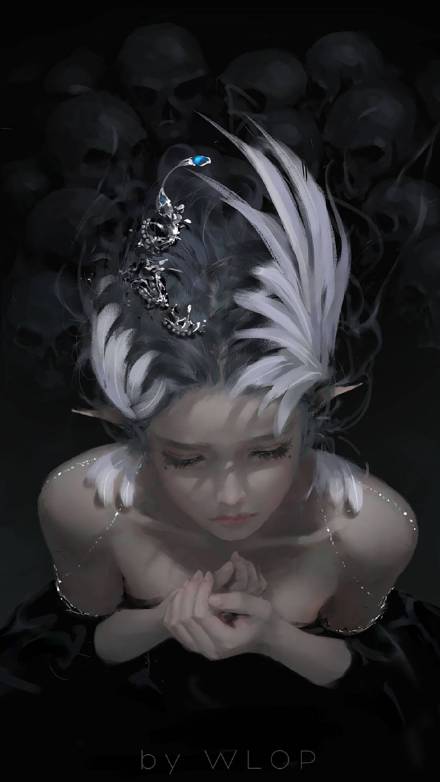 分享一组超绝的鬼刀插画壁纸