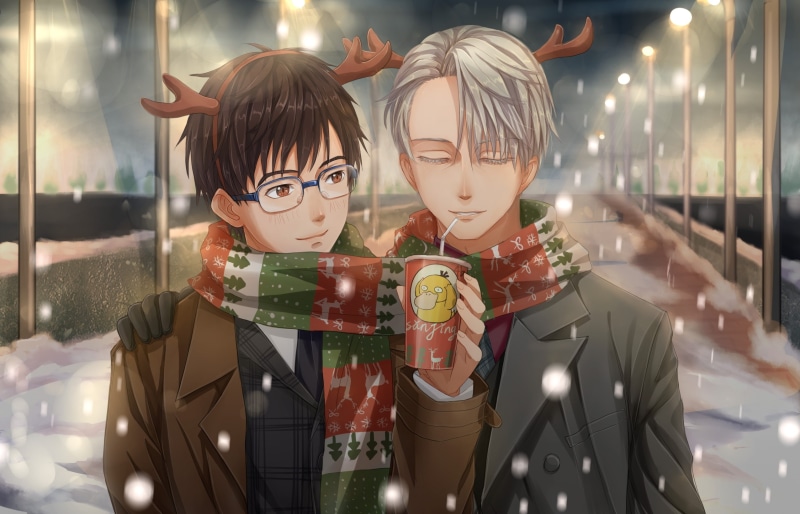 维克托·尼基福罗夫相关二次元周边 冬装造型展示道具低价出