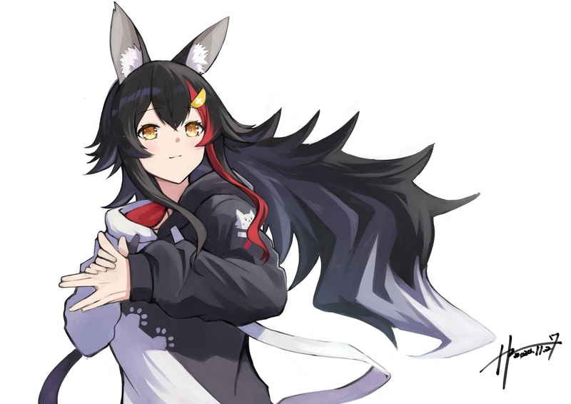 Hololive狼娘大神澪高清壁纸分享