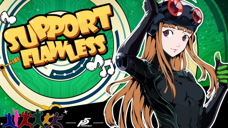 《P5角色坂本龙司与摩尔加纳壁纸分享》