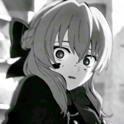 丧系黑暗风动漫女生头像 今天也是提不起劲的一天