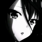 12张高清黑白丧系女生动漫头像 自带伤感氛围感