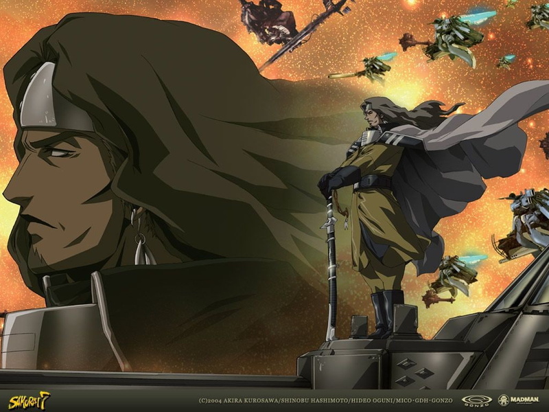 这些图片都是武士主题的动漫壁纸