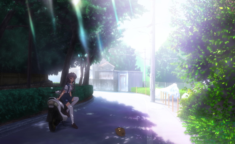 《CLANNAD》藤林杏光影壁纸 春日树下独处氛围感拉满