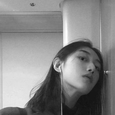 微信黑白伤感女生头像来啦，22张高清图可直接下载