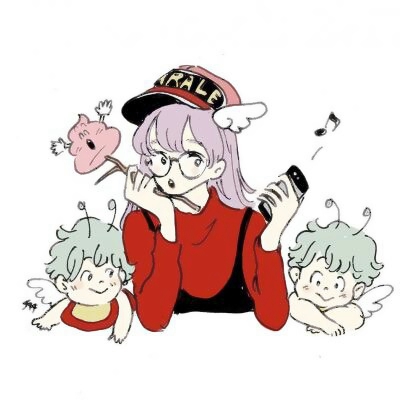 女生嘻哈风动漫头像合集 20张高清好看的女生头像来了