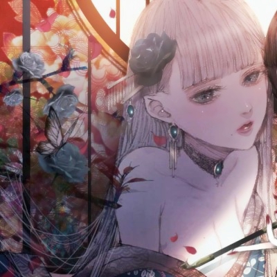 26组清新款女生动漫闺蜜头像 两张一组高清好看