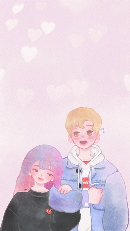 给手机党整理的韩系风格壁纸合集