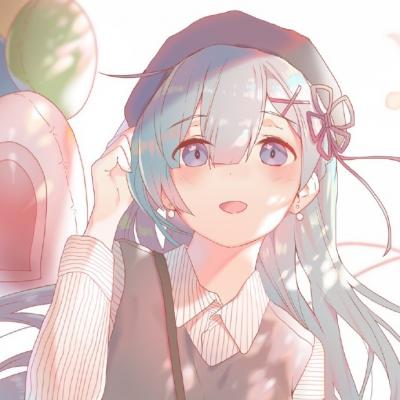 21张高清小清新动漫女生头像 适合当微信头像的气质款图包