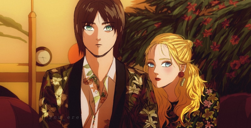 进击的巨人 赫里斯塔·雷斯 艾伦·耶格尔 高清壁纸合集