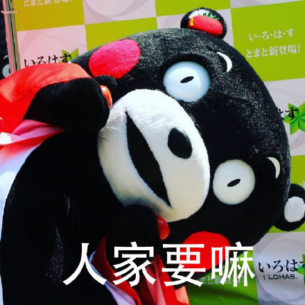 软萌暴击！熊本熊撒娇六连表情包来啦