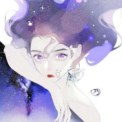 30款不同风格手绘女生插画头像 微信头像专属素材合集