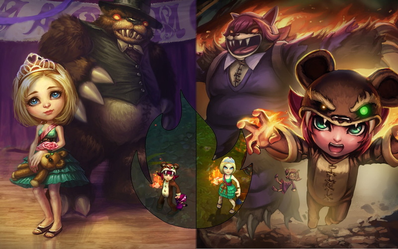 英雄联盟安妮主题手办壁纸合集