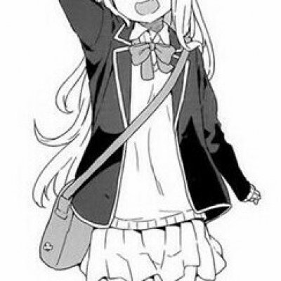 11张高清二次元黑白女生动漫头像 氛围感拉满