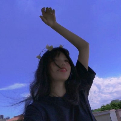 36张高清蓝色系个性女生头像 氛围感拉满