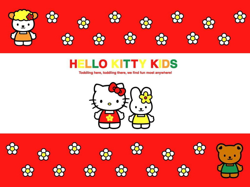 谁能拒绝软fufu的粉色Hello Kitty壁纸！