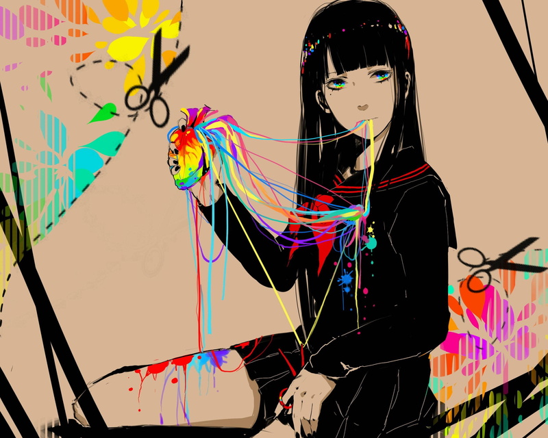 美少女水手服动漫壁纸合集