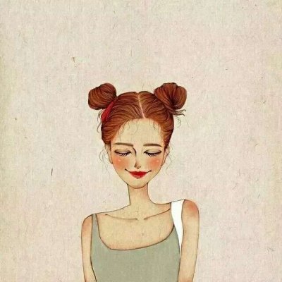 36张高清时尚气质女生卡通头像 氛围感拉满