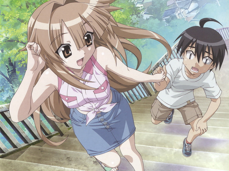 动漫风趣味攀爬壁纸