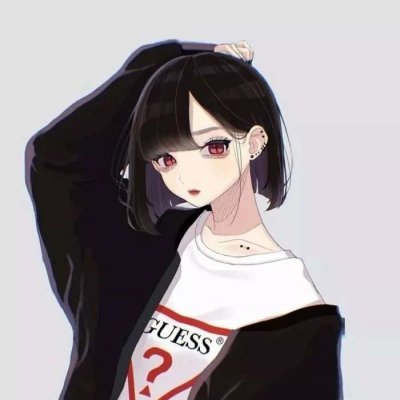 35张高清冷漠感女生漫画头像 可以直接下载的个性头像合集