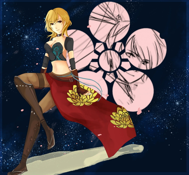 战国Basara绝美少女壁纸 手机高清720P