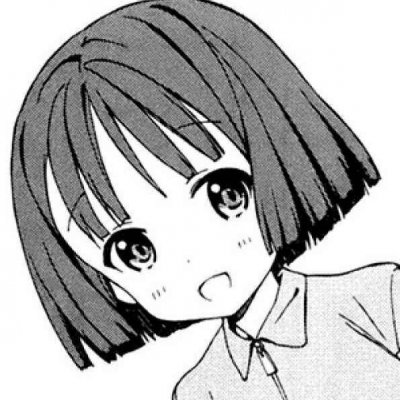 11张高清二次元黑白女生动漫头像 氛围感拉满