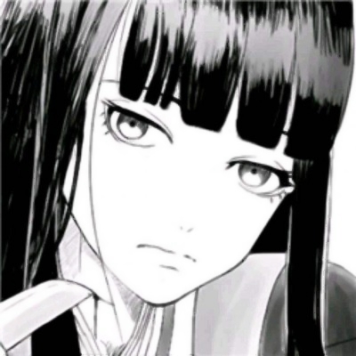 17张高清黑白丧系动漫女生头像