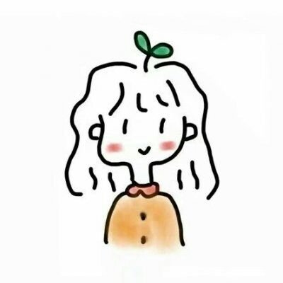 20张高清可爱小女孩简笔画头像合集