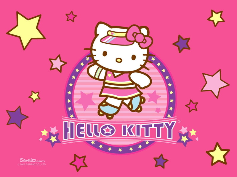 Hello Kitty轮滑高清壁纸合集