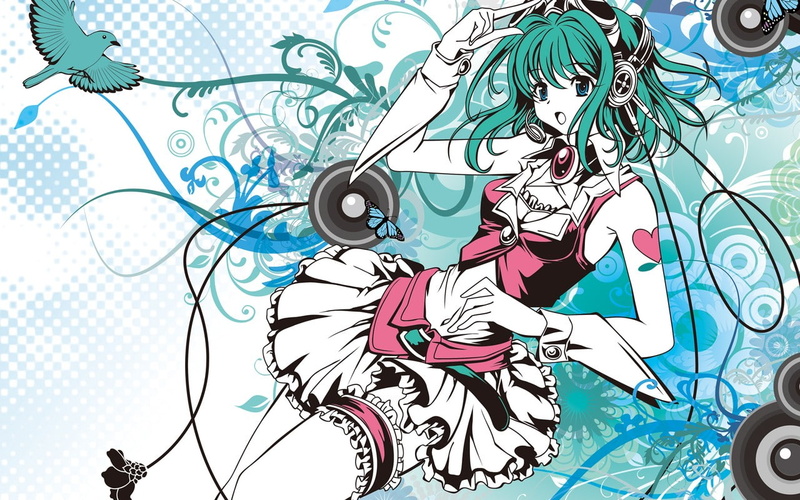 耳机娘的音乐日常！Vocaloid高清壁纸合集