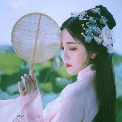 20张高清好看的古风真人女头 唯美氛围感拉满