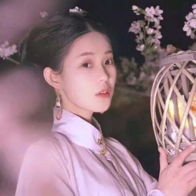20张高清好看的古风真人女头 唯美氛围感拉满
