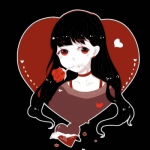 27张高清动漫黑化女生头像 氛围感拉满