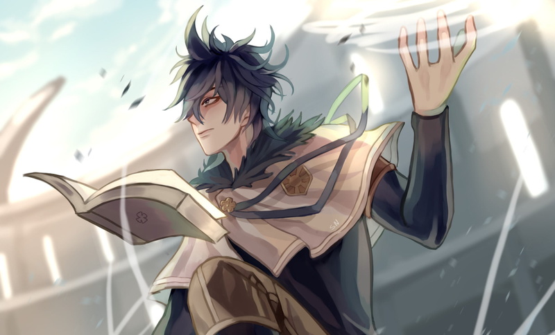 《黑色五叶草》优诺高清壁纸 1080P超养眼