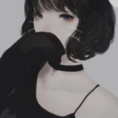 酷感拉满！18张黑暗冷血风动漫女生头像合集