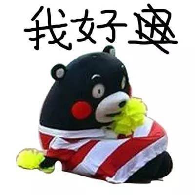 这套熊本熊表情包火了！主打“我连丑字都不会写”的自嘲梗