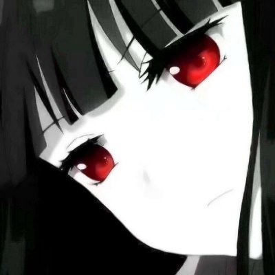 20张高清二次元黑化女生头像 氛围感拉满