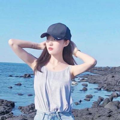 22张清新蓝色系女生头像 高清好看的小清新女头合集