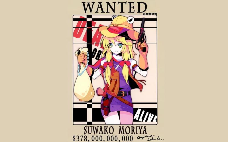 2K高清壁纸分享 东方Project同人角色泄矢诹访子