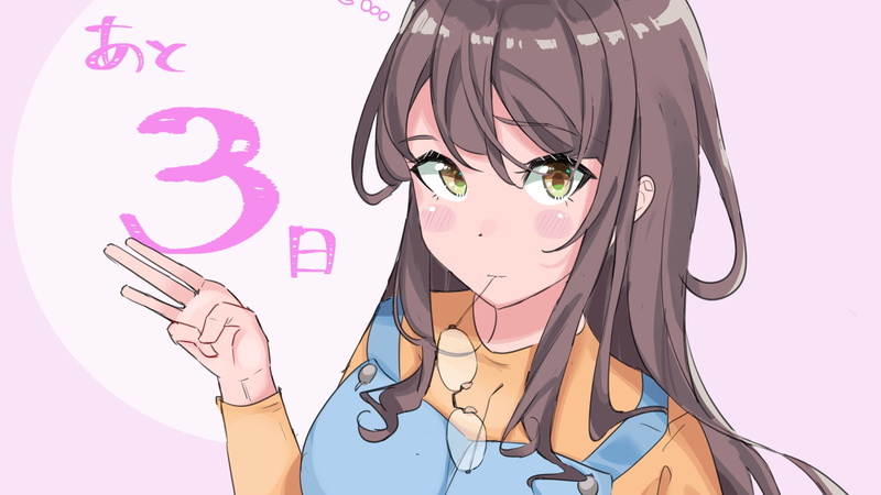 《青春猪头少年不会梦到兔女郎学姐》高清动漫壁纸 双叶理央款