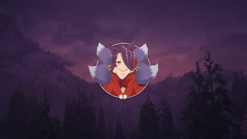 4K超清手机壁纸！画中画画风狐娘动漫壁纸