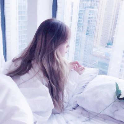 19张高清好看的女生侧面唯美QQ头像合集